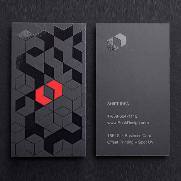 Premium 3D Spot UV Business Cards - Image 2