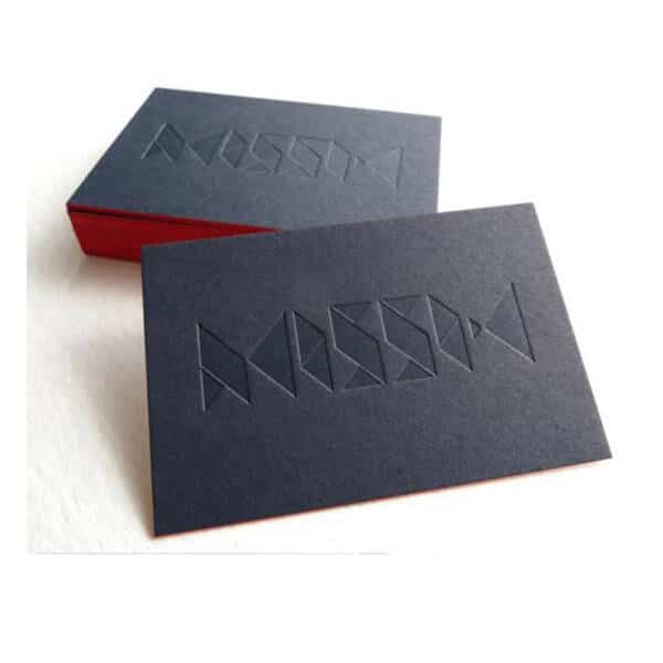 Dimensional Impact: Embossed Business Cards - Image 3